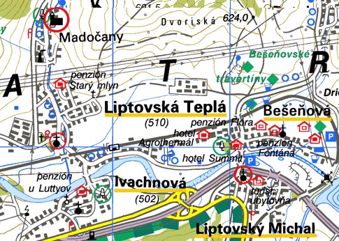 Mapa okolia