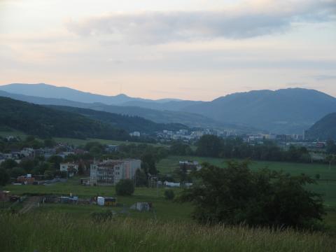 06 Večerná panoráma Veľká Fatra a Panský diel