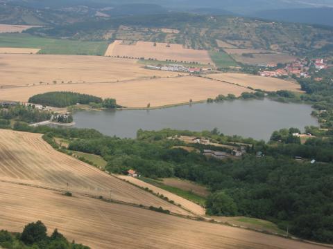 Vodná nádrž Lipovina zhora