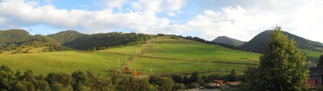 18 Panoráma lyžiarskeho strediska Revúcky raj