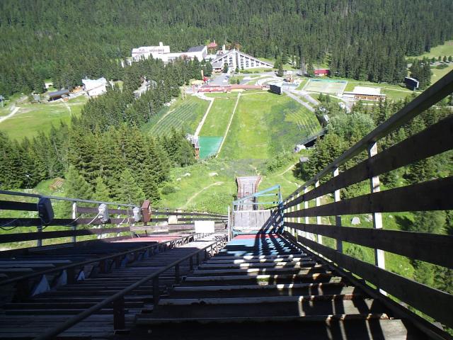 19 Výhľad zo skokanského mostíka