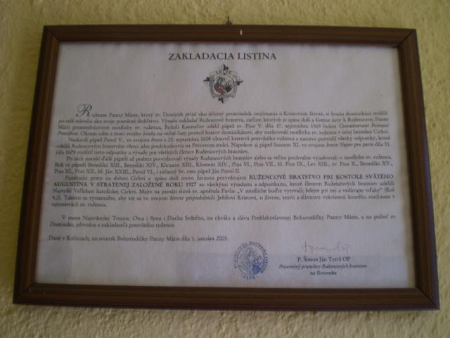 06b Zakladacia listina Ružencového bratstva