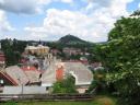 Banská Štiavnica - 04 Kalvária v pozadí mesta